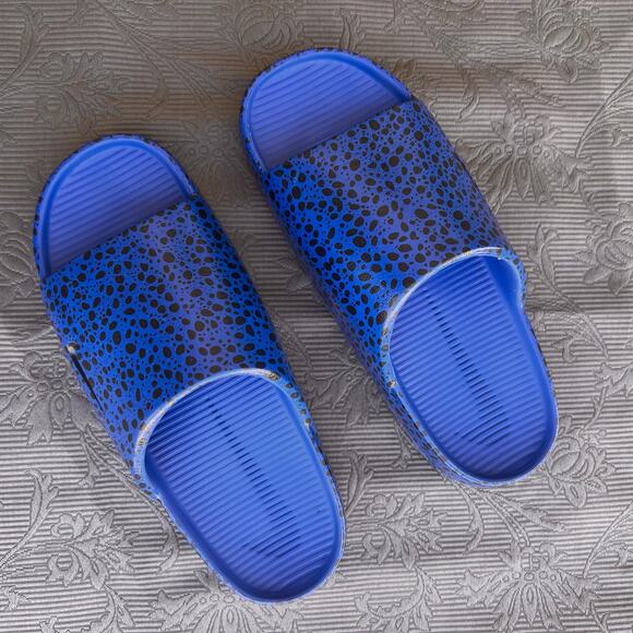Nike Calm Slide Electric Pack- Racer Blue. Unisex, M8 / W9 - Picture 2 of 9